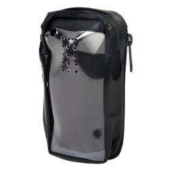 Syscom FSMNX-220T Funda de Piel Reforzada con Visor Frontal Transparente para NX-220K y NX-320K.