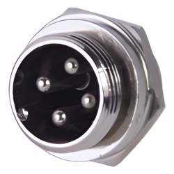 Syscom M24 Conector 4 Pins para Microfono.