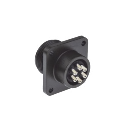 SYSCOM PARTS 654-MS3102A14S-6S Conector Hembra Circular de 6 Terminales para uso Rudo Amphenol