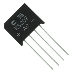 SYSCOM PARTS RS-204AC Puente Rectificador de 2 Ampers