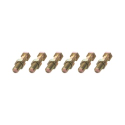 SYSCOM TOWERS TORN-TZ35/45 Paquete de 6 Tornillos Grado 5 con Tuercas Tropicalizadas de 3/8" x 2".