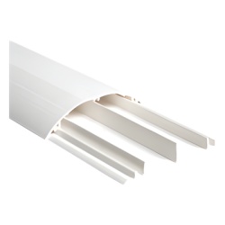 THORSMAN DMC-4FT Ducto media cana color blanco de dos vias de PVC auto extinguible 90.5 x 19.7 x 1220mm (9400-01250)