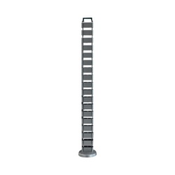 THORSMAN ORG-VERT Organizador de Cables Vertical Articulado Ideal para Llevar los Cables del Piso a Mesa o a la Cubierta del Escritorio de Manera Segura