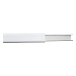 THORSMAN TMK-0812 Canaleta color blanco de PVC auto extinguible de una via 12 x 8 tramo 2m. (5001-01253)