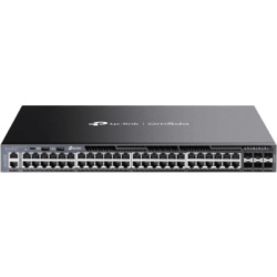 TP-LINK SG6654X Switch Omada L3 SDN Administrable / 48 puertos Gigabit y 6 puertos SFP+ / Funciones RIP VRRP Servidor DHCP / Administracion centralizada OMADA / Fuente Redundante