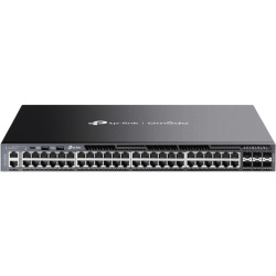 TP-LINK SG6654X Switch Omada L3 SDN Administrable / 48 puertos Gigabit y 6 puertos SFP+ / Funciones RIP VRRP Servidor DHCP / Administracion centralizada OMADA / Fuente Redundante