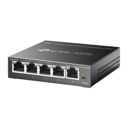 TP-LINK TL-SG105E Switch Escritorio Easy Smart de 5 puertos 10/100/1000 Mbps / IGMP para Vigilancia / Calidad en el Servicio (QoS) / Gestion GUI