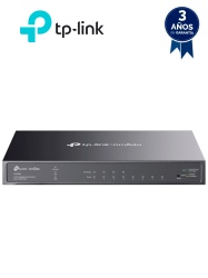 TP-LINK TPL3720014 TP-LINK SG2008P - Switch administrable JetStream SDN PoE con 8 puertos 10/100/1000 Mbps incluyendo 4 puertos PoE con un presupuesto total de 62W. Ofrece administracion centralizada