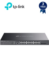 TP-LINK TPL3720039 TP-LINK TL-SG3428XPP-M2 -Switch OMADA administrable de 24 puertos RJ45 2.5GbE POE 4 Puertos SFP 10G 500W de suministro POE Administracion en la nube con Omada.