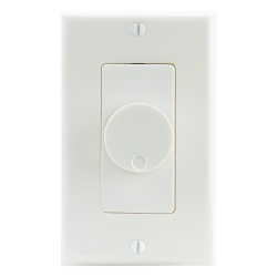 TRUAUDIO VCK-100-AIW Perilla de control de volumen | 100W | igualacion de impedancia | placa frontal de estilo decorativo | almendra/marfil/blanco incluida