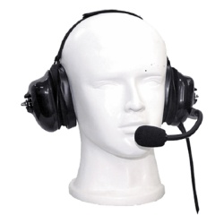 TX-740-M01 Auriculares / Orejeras de Gel / Micrófono Cancelación de Ruido / Cable Kevlar / Conector M01 / Compatible 17 Modelos de Radio