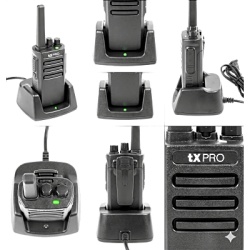 TX PRO TX-500 Radio Portátil Analógico / VHF 136-174 MHz / 5W / 16 Canales / Scrambler de Voz / VOX / Batería 2500 mAh - Img 5