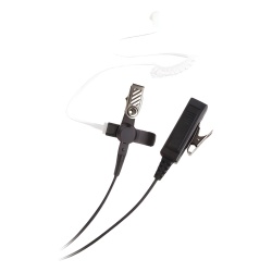 TX PRO TX-880-K02 Micrófono-Audífono de Vigilancia / 2 Hilos / Tubo Acústico de Grado Médico / PTT Remoto / Compatible con Kenwood NX Series