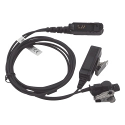 TX PRO TX-880-M09 Micrófono-Audífono de 2 Cables / Tubo Acústico Grado Médico / PTT Separado / Conector Multipin MOTOROLA - Img 2