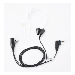 TX PRO TX-EHIAV2S Micrófono-Audífono / Tubo Acústico Transparente / Conector 2 Pines / PTT de Solapa / Cable Kevlar / Compatible ICOM - Img 2