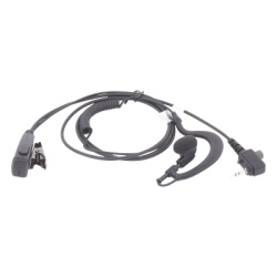 TX PRO TX110NH04 Micrófono-Audífono / Gancho Ajustable Tipo G / Cable con Resorte / Conector 3.5 mm Atornillable / PTT de Solapa - Img 3