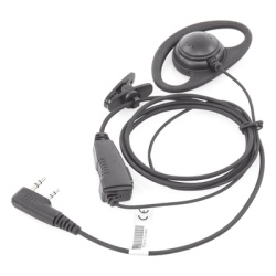 TX PRO TX160NK01 Micrófono de Solapa con Gancho Auricular / Compatible con Radios Kenwood TK y NX Series / Cable Reforzado con Kevlar / PTT Ergonómico / Clip Rotatorio 360° - Img 4