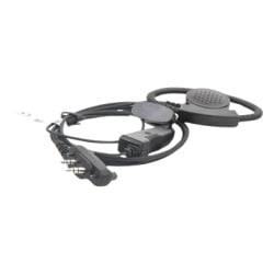 TX PRO TX180S05 Micrófono de Solapa con Auricular / Gancho Ajustable en D / PTT Ergonómico / Cable Reforzado con Kevlar / Clip Rotatorio 360° / Compatible con Radios ICOM IC-F Series - Img 2
