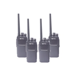 TX PRO TX680AVKIT KIT de cuatro radios TX680AV y dos cargadores adicionales