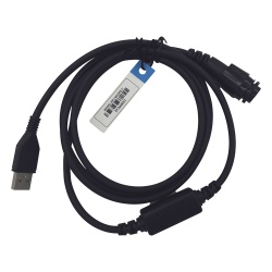 TX PRO TXCP6100M Cable Programador USB / Conector USB-A a Multipin Circular / Compatibilidad Windows 98 a 11 / Material Poliuretano / Más de 30 Modelos Motorola