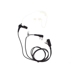 TX PRO TXEHIAV2 Microfono - audifono de solapa con tubo acustico transparente para ICOM IC-F11/ 14/ 3021/ 3013/ 3103/ 3003/ 1100D/2100D