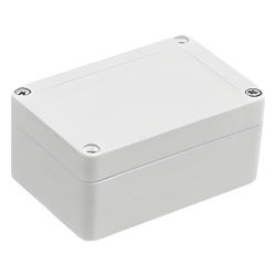 TX PRO TXG-01-4 Gabinete Plástico para Exterior / IP65 / 100 x 68 x 50 mm / ABS Resistente a Intemperie / -20 a 60°C / Cierre por Tornillos
