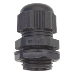 TX PRO TXG-PG-12NBK Glándula de Plástico / Rosca NPT 1/2" / Rango de Cable 6-11 mm / Color Negro / Diseño Compacto - Img 3