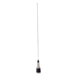 TXAM1320 Antena Móvil VHF/UHF / Banda Ancha 132-512 MHz / 150 Watts / 1/4 de Onda / 56 cm (22 in) / NMO con Resorte