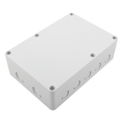 TXG-01-11 Gabinete Plástico para Exterior / IP65 / 180 x 125 x 57 mm / 16 Entradas de Cableado / -20 a 60 °C / ABS
