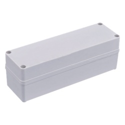 TXG-02-28 Gabinete Plástico para Exterior (IP65) de 248 x 77 x 87 mm Cierre por Tornillos.