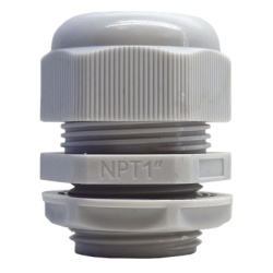 TXG-PG-100N Glándula de Plástico / Rosca NPT 1" / Rango de Cable 16-22 mm / IP Aplicaciones Industriales