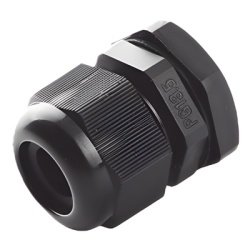 TXG-PG-13.5BK Conector Tipo Glándula / Cable 6-12 mm / Rosca 20.2 mm (51/64') / Plástico Negro / Uso Industrial