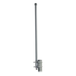 TXPO-24-Q15V Antena omnidireccional / 2.4 GHz / 15 dBi / 360° cobertura / 3.8 x 1.5 m (12.5 x 4.9 ft) / N-Hembra