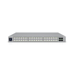 UBIQUITI ECS-48-POE Enterprise Campus 48 PoE Switch Empresarial Etherlighting? PoE+++ Capa 3 de 48 Puertos (32 x 10 GbE y 16 x 2.5 GbE) y 4 Puertos SFP28 de 25 G de Alta Disponibilidad
