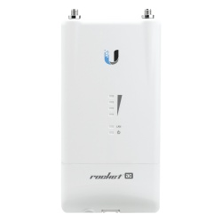 UBIQUITI R5AC-LITE Radio Estación Base / 5 GHz / 500 Mbps / Gigabit Ethernet / Dual RP-SMA / -40°C a 80°C (-40°F a 176°F)