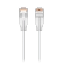 UBIQUITI UACC-CABLE-PATCH-EL-5M-W Patchcord Cat 6 / 10 GbE / PoE+++ / 5 m (16.4 ft) / Etherlighting / RJ45 Translúcido / Interior