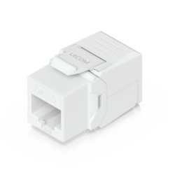 UBIQUITI UACC-KEYSTONE-JACK-C6 Keystone Jack / Cat6 / Terminación IDC / Snap-In / 12 Piezas