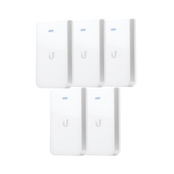 UBIQUITI UAP-AC-IW-5 5 Access Point UniFI doble banda cobertura 180Â° MIMO 2x2 de pared para habitaciones de hotel.