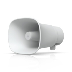UBIQUITI UP-AI-HORN-SPEAKER-W UniFi Protect AI Horn Speaker Altavoz IP 120 dB PoE+ Alerta AI Avanzada Montaje Pared Esquina y Poste IP66