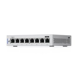 UBIQUITI US-8 Switch UniFi Administrable capa 2 de 8 Puertos Gigabit (7 Ethernet y 1 PoE Pasivo 48V)