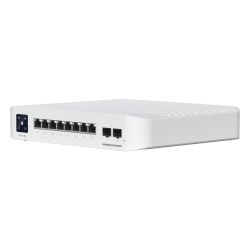 UBIQUITI USW-PRO-8-POE Switch administrable Capa 3 / 8 puertos GbE / 6 PoE+ af/at y 2 PoE++ 802.3bt / 2 SFP+ 10G / 120W PoE / Pantalla táctil 1.3"