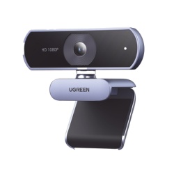 UGREEN 15728 Camara Web HD con Microfono Integrado | Resolucion 1080P@30FPS | Microfonos Duales Integrados | Cancelacion de Ruido | Correccion de Luz Automatica | Vista Amplia de 85Â° | Rotacion Flexi