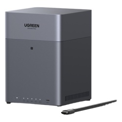UGREEN 85449 NAS UGREEN NASync DH4300PLUS / 4 Bahias SATA / Procesador RK3588C 8 GB RAM / 2.5GbE Puerto / HDMI 4K / USB 3.2 Type-C / RAID 0/1/5/6/10 / Acceso Remoto UGREENlink