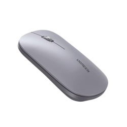 UGREEN 90373 Mouse inalambrico 2.4 GHz | Ultra Delgado y Silencioso | DPI 1000/1600/2000/4000 (Ajustable) | Alcance 10m | Scroll de Aluminio | Adaptable a diferentes superficies | Diseno suave al tact