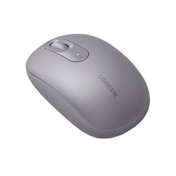 UGREEN 90669 Mouse Inalambrico 2.4G 800/1200/1600/2400 DPI | Funcion de 3 botones | Alcance 10m | Silencioso | Ergonomico | Anti-caida y Anti-interferencias | Bateria Alcalina AA incluida | Color Grey