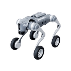 UNITREE GO2W Perro Robot Bionico Para Inspeccion / Inteligencia Artificial / Reconocimiento De Humanos / Incluye 1 Control Remoto / Tareas Programadas / Camara Integrada