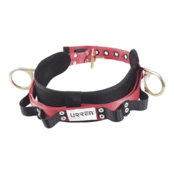 URREA SYS-USC01M Cinturon para liniero talla 40 con bandas para porta herramientas y dos anillos tipo D.