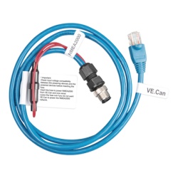 VICTRON ENERGY VE.CAN/NMEA2000 Cable Micro- C VE.Can a NMEA 2000 para Comunicacion entre Equipos Victron y Rede NMEA 2000