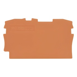 WAGO 2002-1292: placa final e intermedia de 0.8 mm, naranja - Img 2