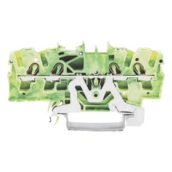 WAGO 2002-1407: borna de tierra de 4 conductores, 2.5 mm², Push-in CAGE CLAMP® - Img 2